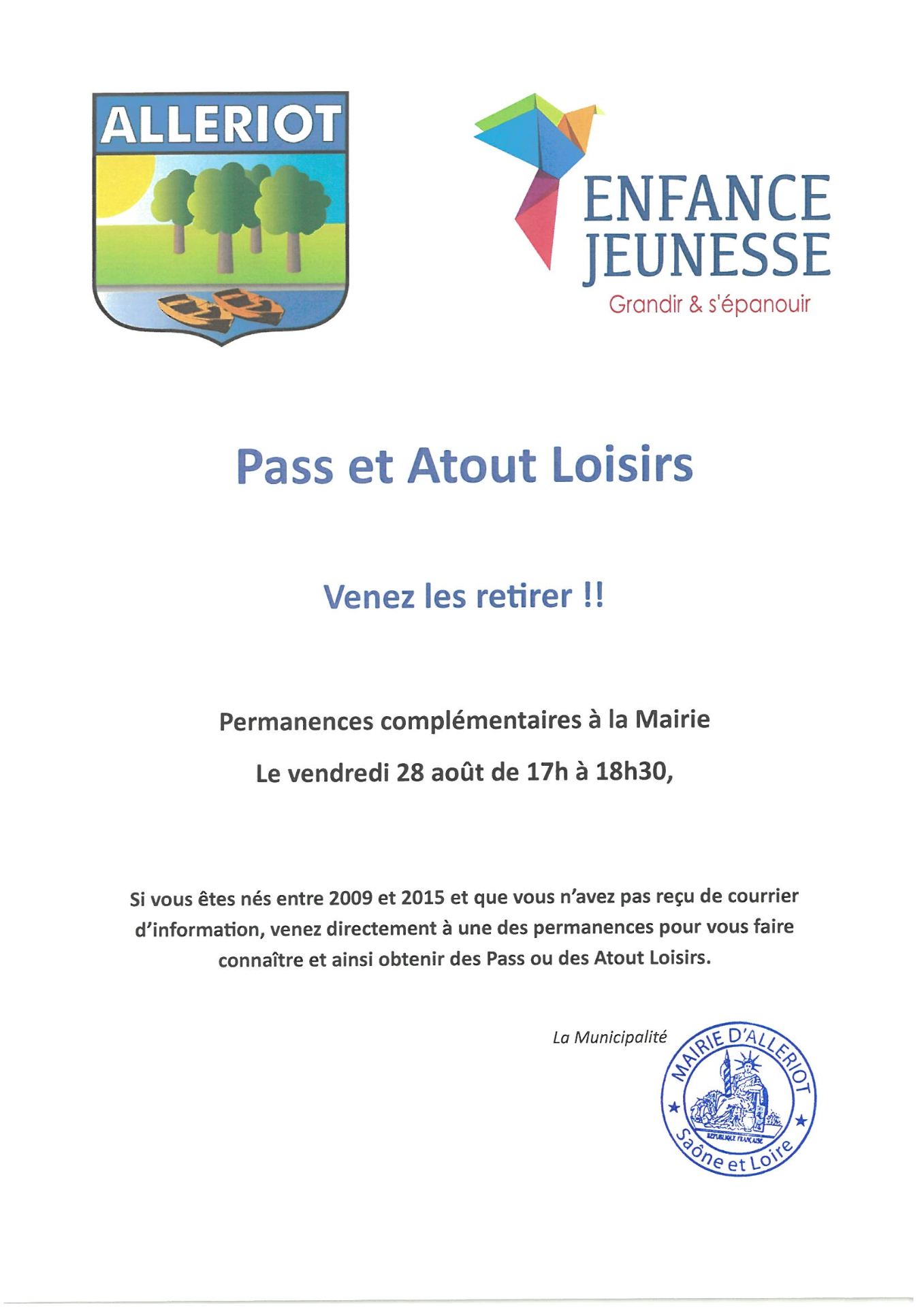 Nouvelle permanence !