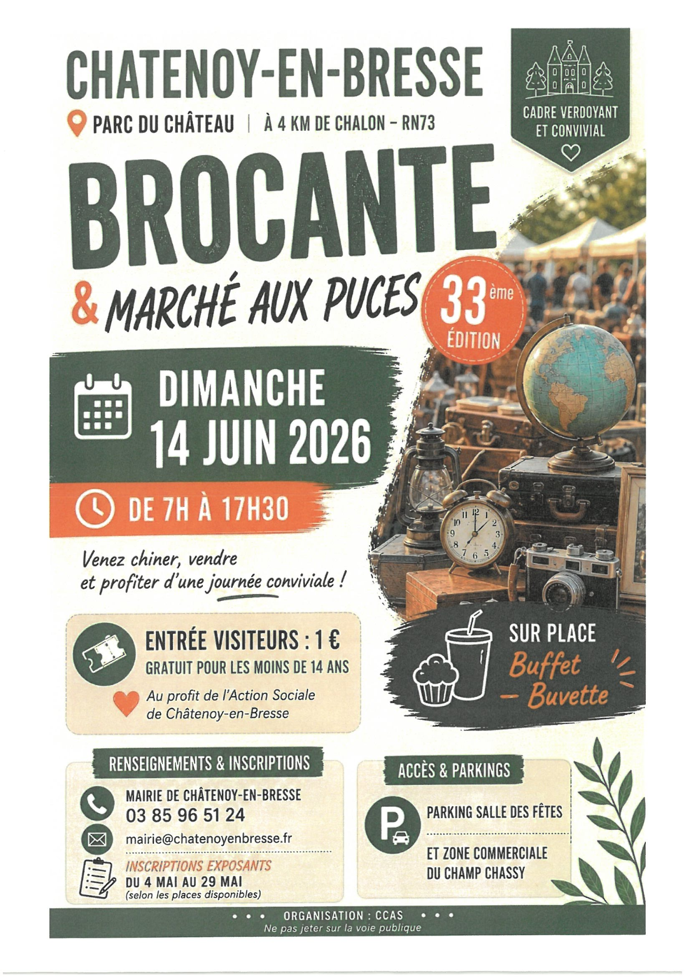 Brocante Chatenoy en Bresse