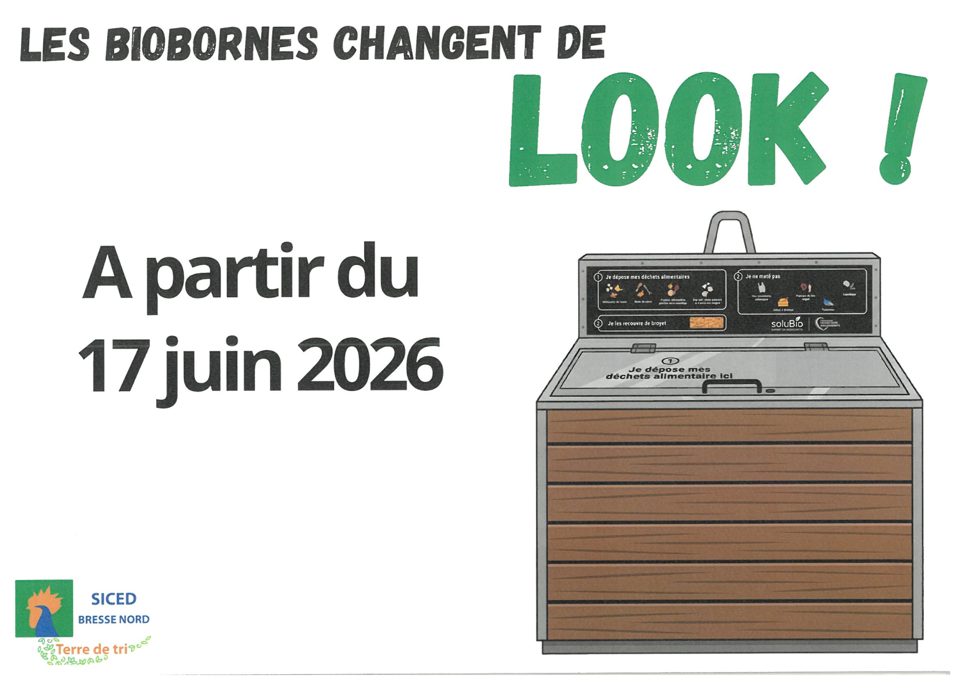 Les biobornes changent de look !