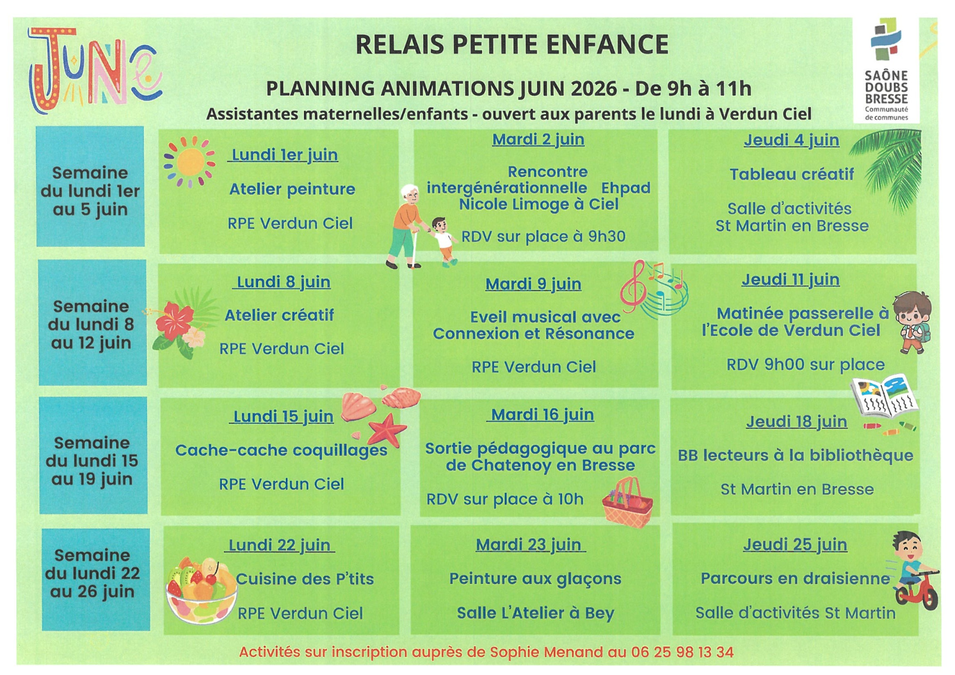 Planing RPE juin 2026