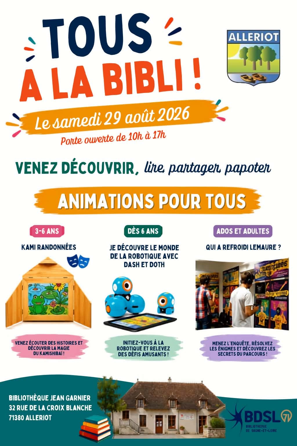 Portes ouvertes à la bibliothèque
