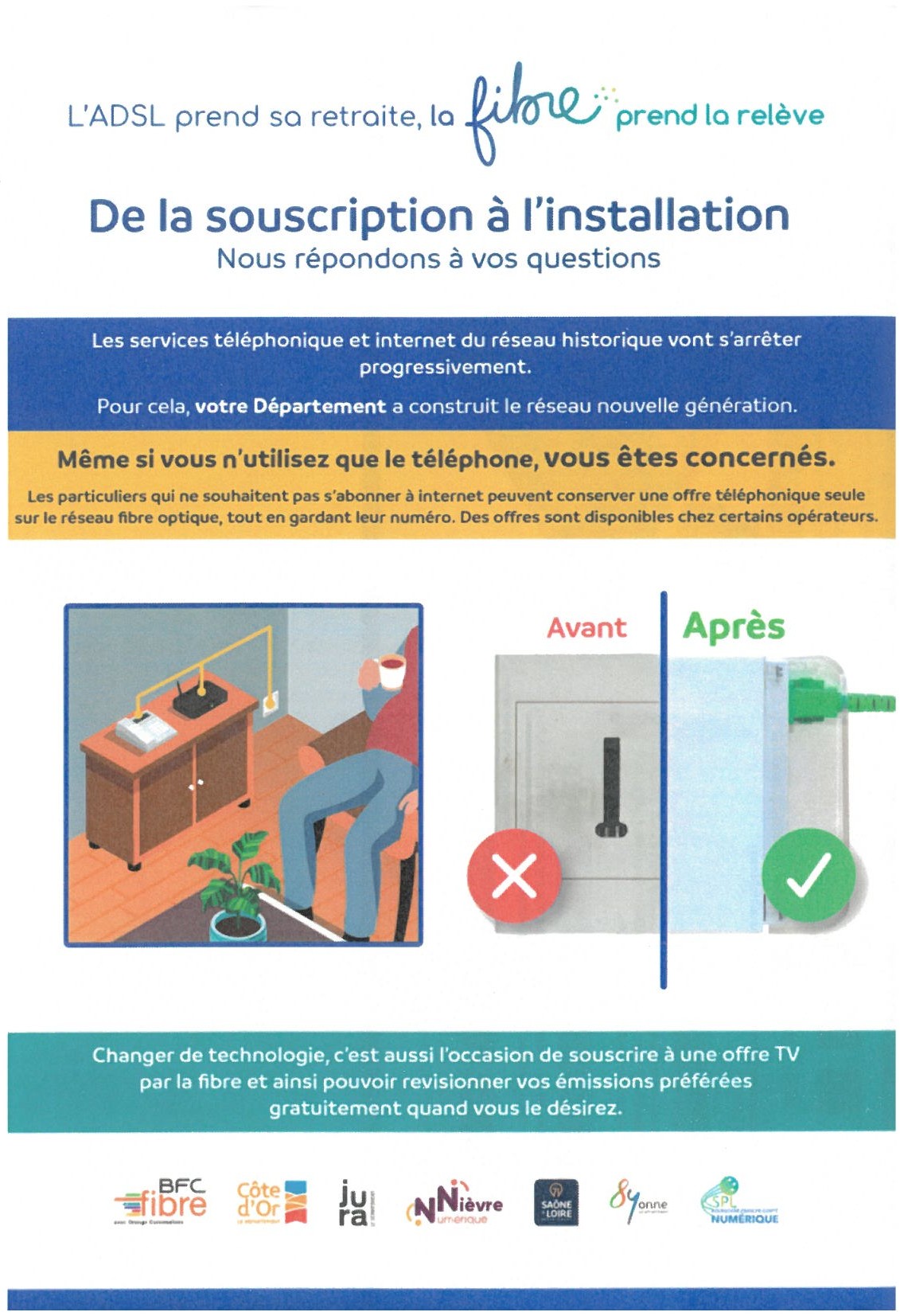 Plaquette d'information sur la FIBRE